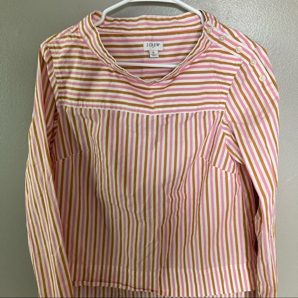 JCrew Funnelneck Cotton Top - Picture 6 of 9
